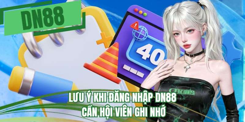 Lưu ý khi đăng nhập DN88 cần hội viên ghi nhớ
